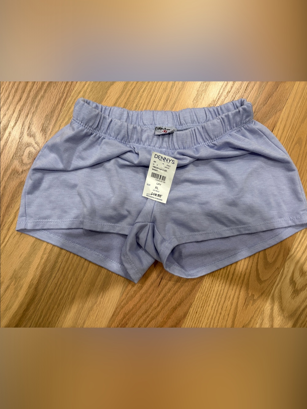 DENNY'S Kids Lavender Elastic-Waist Shorts